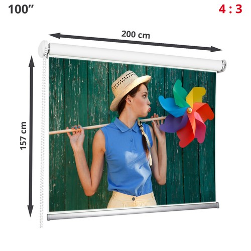 100 beamer leinwand - 100",