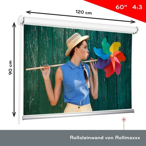 Rolleinwand beamerleinwand - 60,