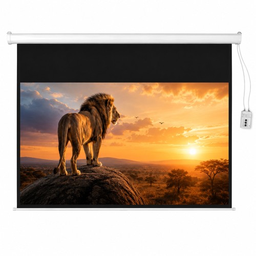 Beamerleinwand 300x169cm motor - beamerleinwand,