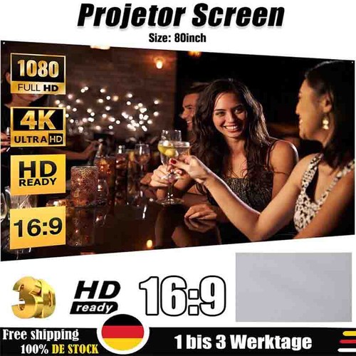 Rolleinwand beamerleinwand - 84",