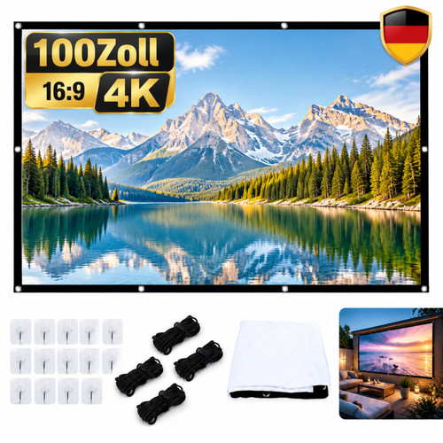 100 beamer leinwand - beamer,